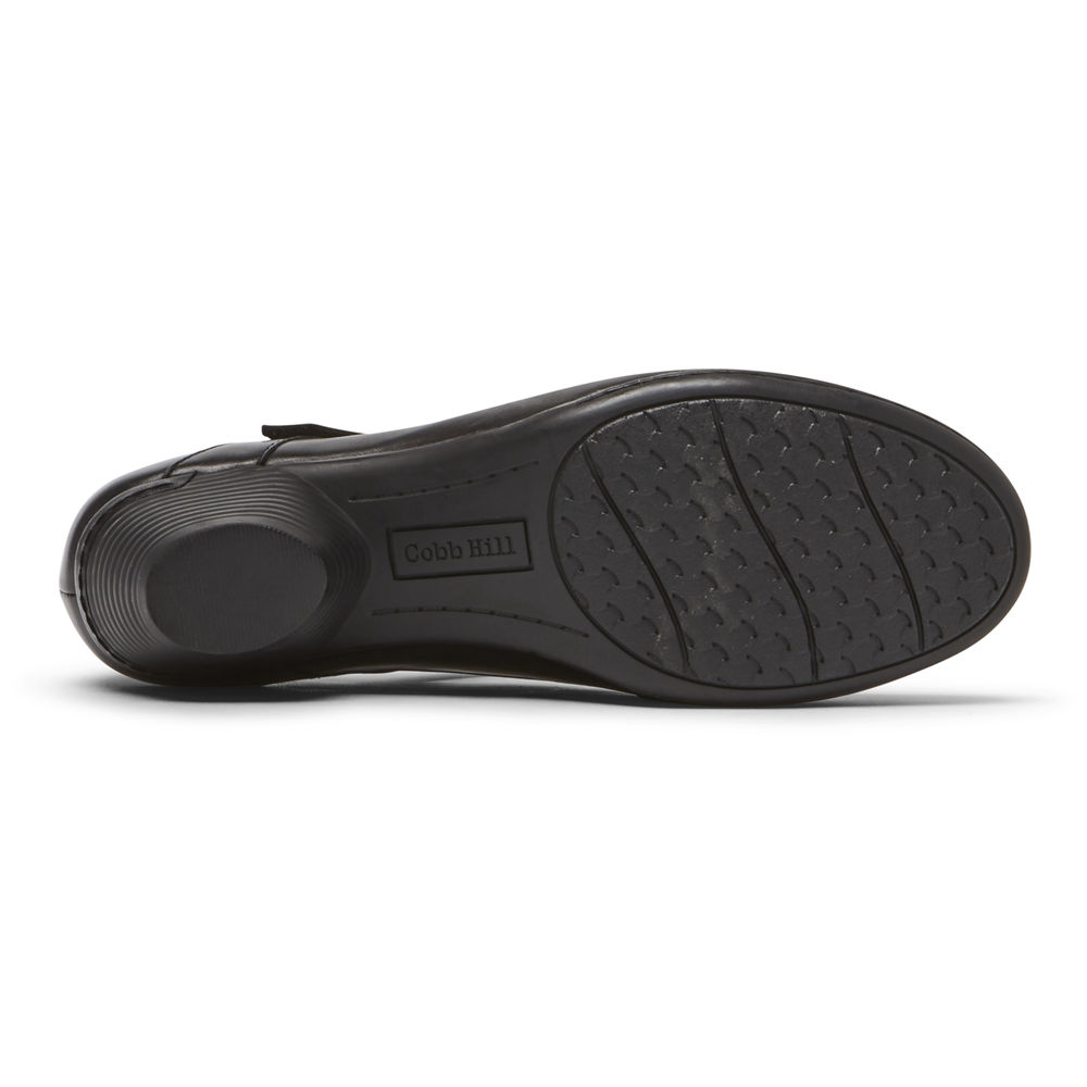 Rockport Flats Sko Dame Svart - Cobb Hill Laurel Mary Jane - ATLI30648